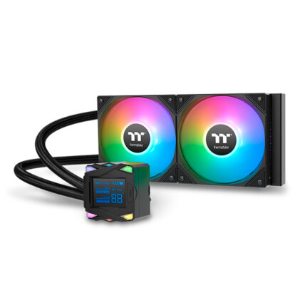 WATER COOLER TT LA 240-S ARGB SYNC BLACK ALLINONE 2*120MM CL-W461-PL12SW-A