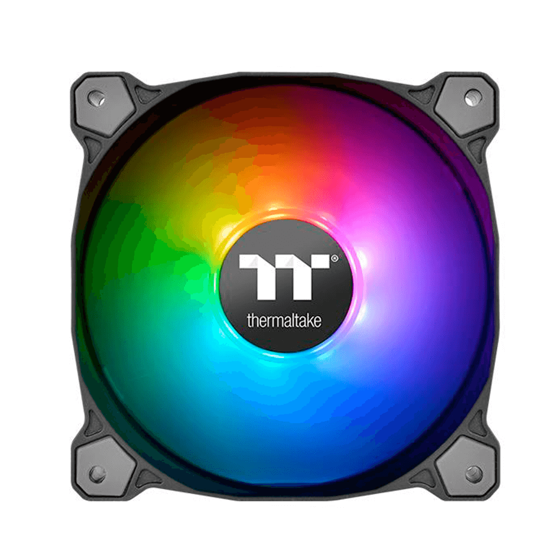 Fan Pure 12 ARGB Sync Thermaltake (Kit com 3 fans)- CL-F079-PL12SW-A