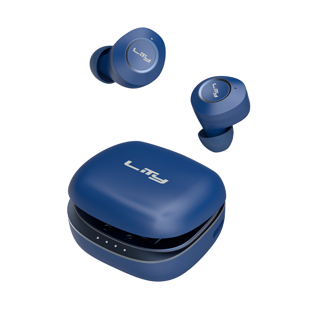 FONE DE OUVIDO TWS BLUETOOTH 34H BUDS COLORS AZUL LITY T14A