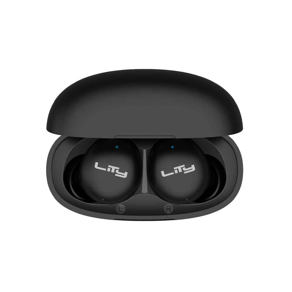 FONE DE OUVIDO TWS BLUETOOTH 34H BUDS PERCY PRETO LITY T13P