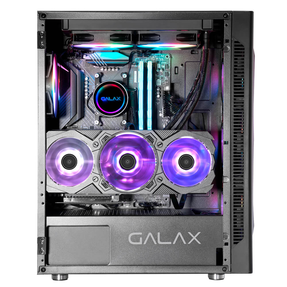 Gabinete Galax Revolution-06 Preto - G-CGG6AGBA4B0-GLXG