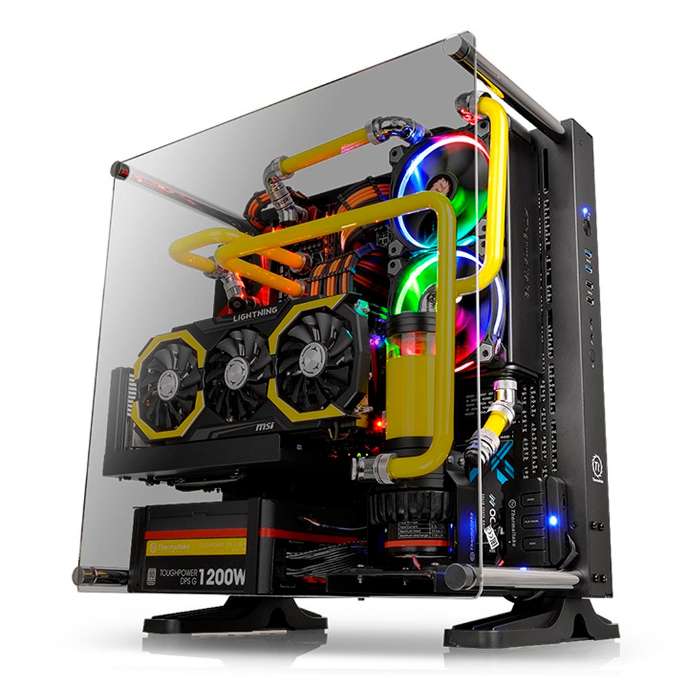 Gabinete Thermaltake Core P3 TG Black Mid Tower - CA-1G4-00M1WN-06