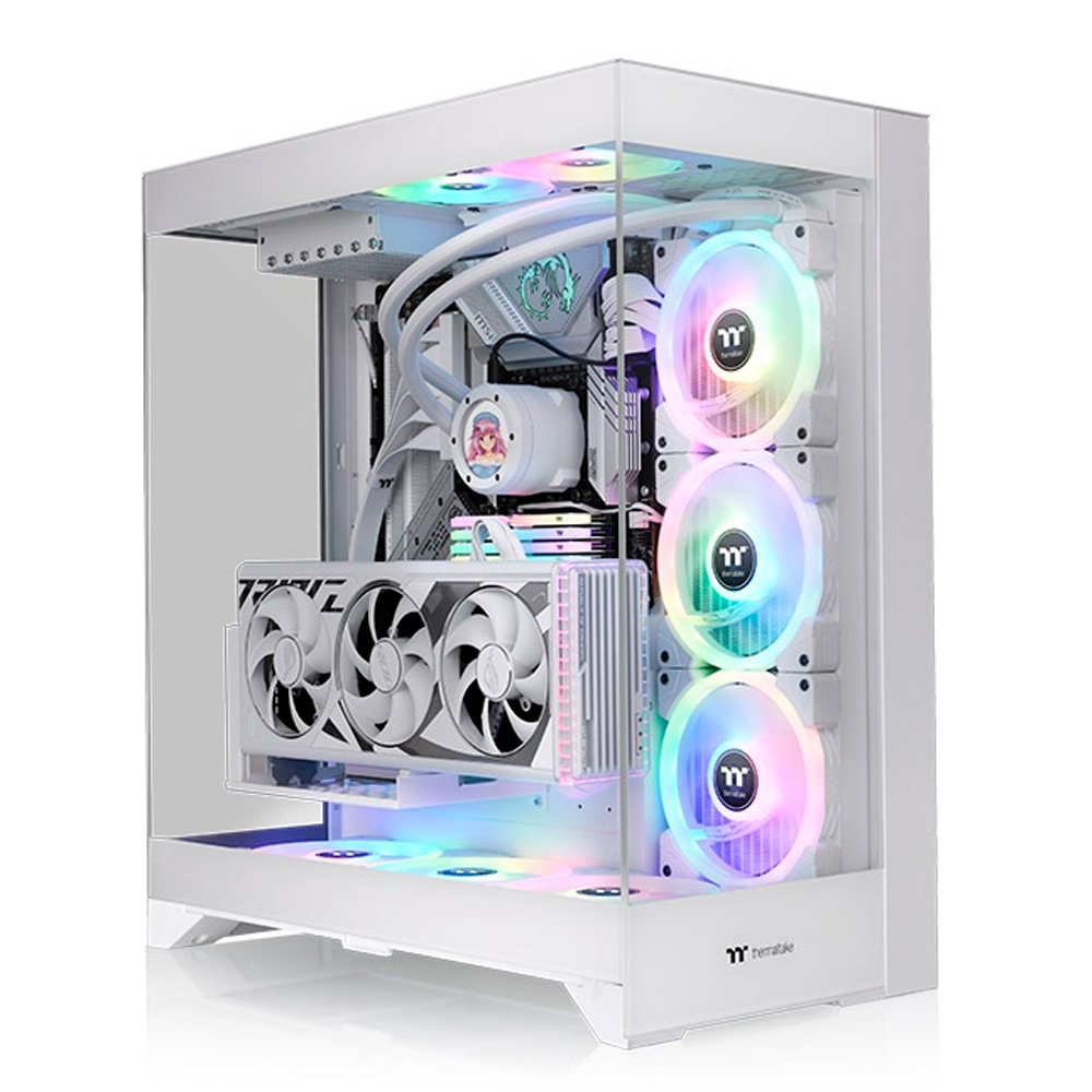 GABINETE TT CTE E550 TG WHITE MID TOWER 3 TEMPERED GLASS CA-1Z8-00M6WN-00