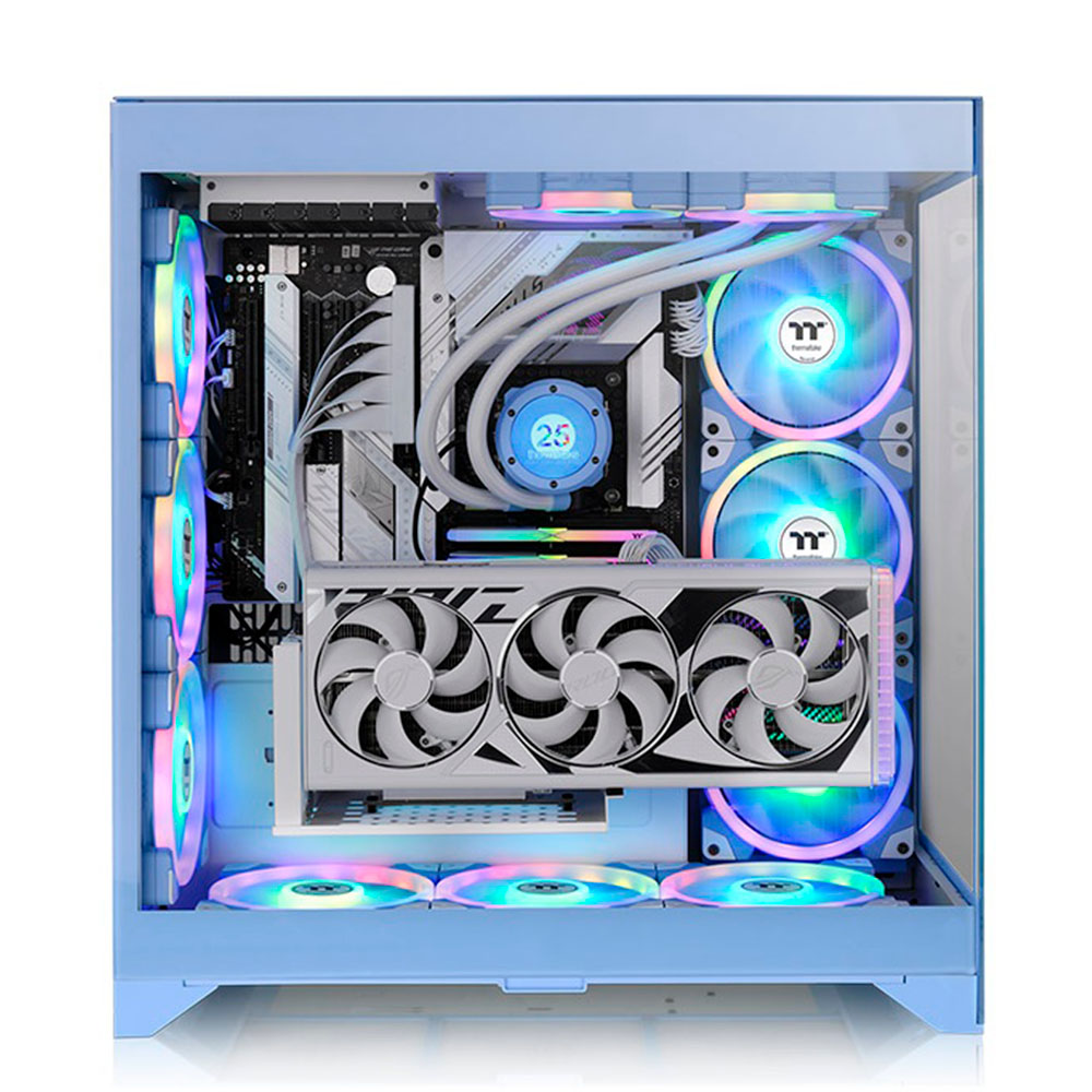 Gabinete Thermaltake CTE E600 MX Hydrangea Blue Mid Tower - CA-1Y3-00MFWN-00
