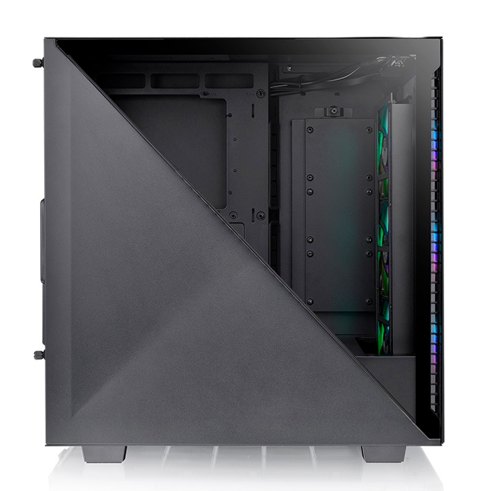 GABINETE TT DIVIDER 300 TG MID TOWER BLACK 2*TEMPGLASS/3*120MM ARGB/1*120MM STD CA-1S2-00M1WN-01