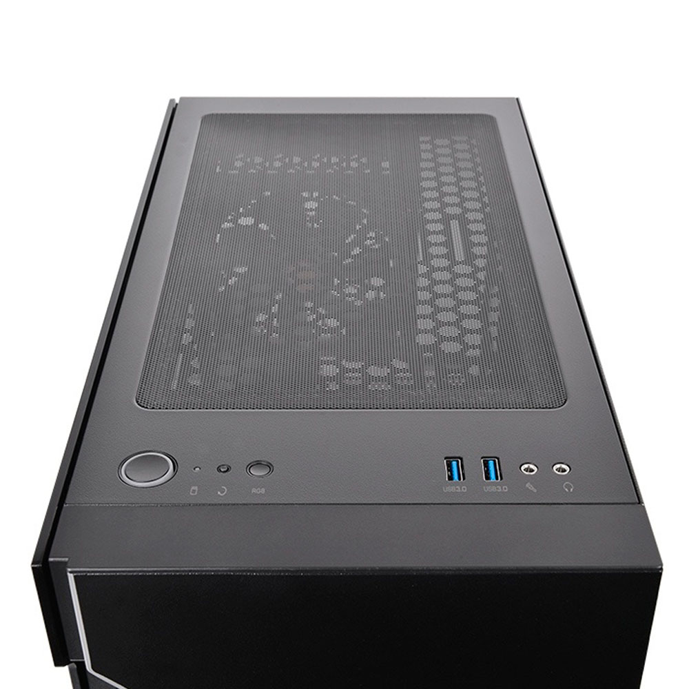 Gabinete Thermaltake H200 TG RGB Black Mid Tower - CA-1M3-00M1WN-00