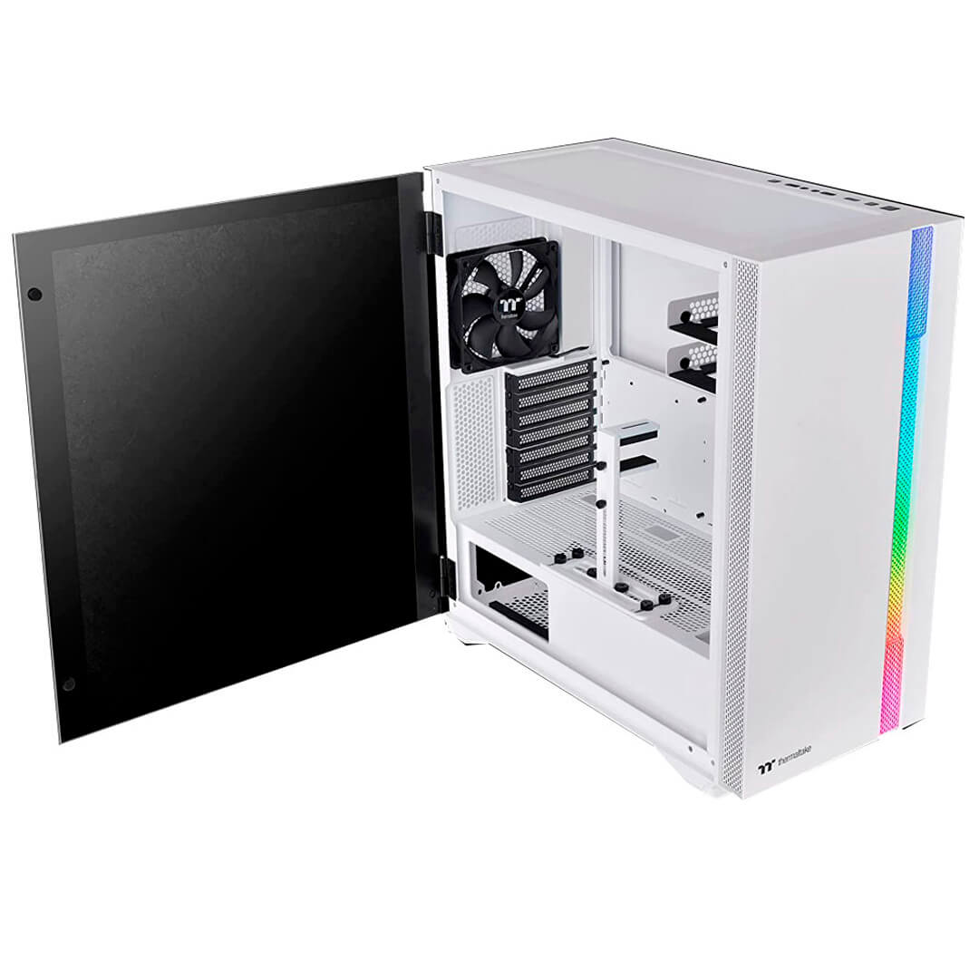 Gabinete Thermaltake H700 TG Snow Mid Tower - CA-1Y1-00M6WN-00