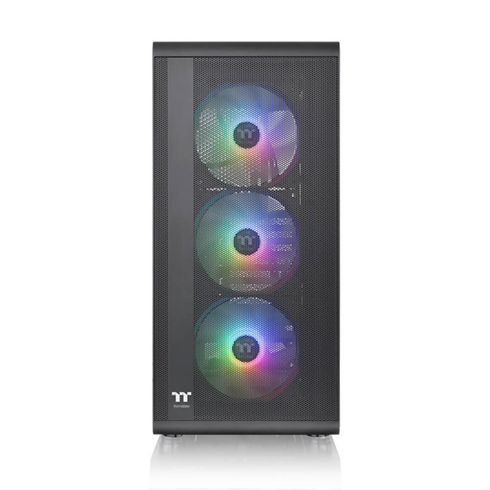Gabinete Thermaltake S200 TG ARGB Black Mid Tower com Fonte 650W - CA-3X2-65M1WZ-00