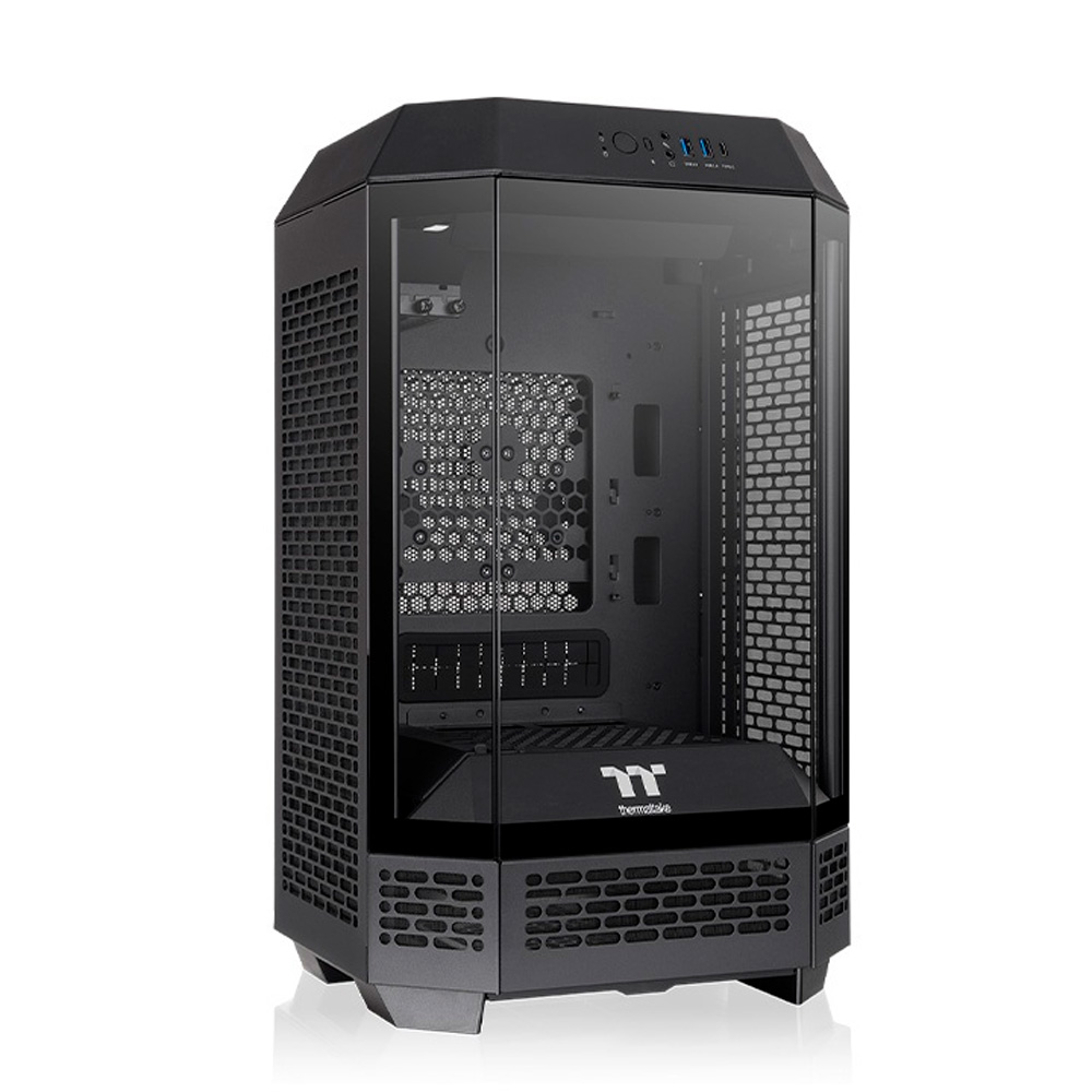 GABINETE TT THE TOWER 250 MINI TOWER BLACK 3*TEMPGLASS/2*CT120 CA-1Z9-00S1WN-00