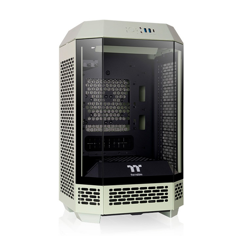 GABINETE TT THE TOWER 250 MINI TOWER MATCHA GREEN 3*TEMPGLASS/2*CT120 CA-1Z9-00SEWN-00