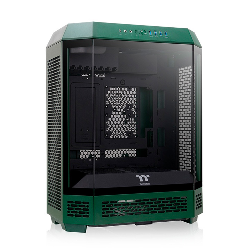 GABINETE TT THE TOWER 600 MID TOWER RACING GREEN 3*TEMPGLASS/2*CT140 CA-1Z1-00MCWN-00