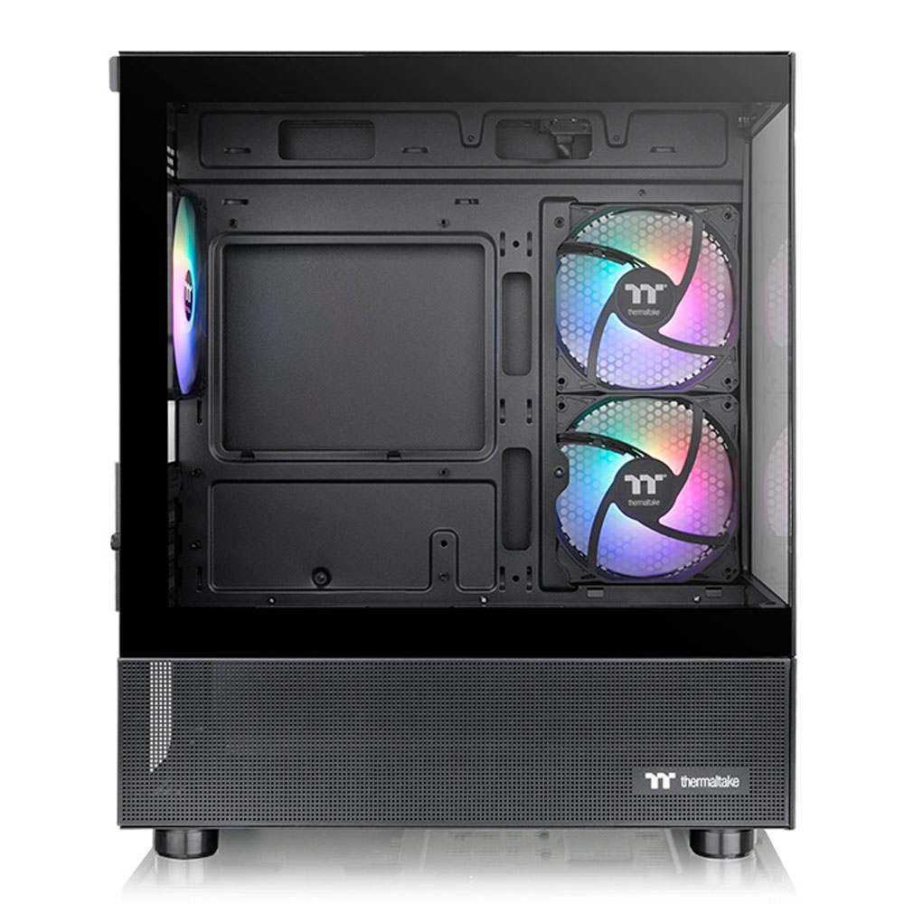 GABINETE TT VIEW 170 TG ARGB MICRO-CASE BLACK 2 WIN 3 FANS 120MM CA-1Z4-00M1WN-00