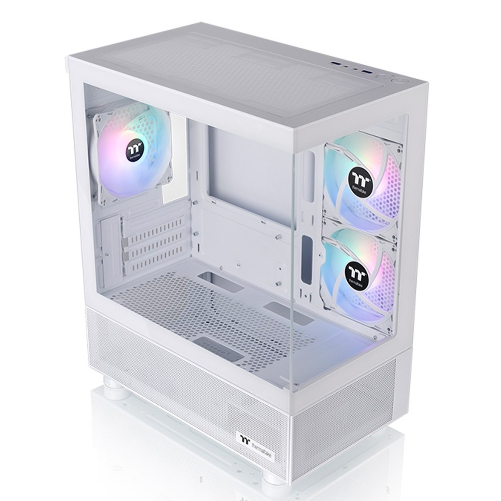 GABINETE TT VIEW 170 TG ARGB MICRO-CASE SNOW 2 WIN 3 FANS 120MM CA-1Z4-00M6WN-00