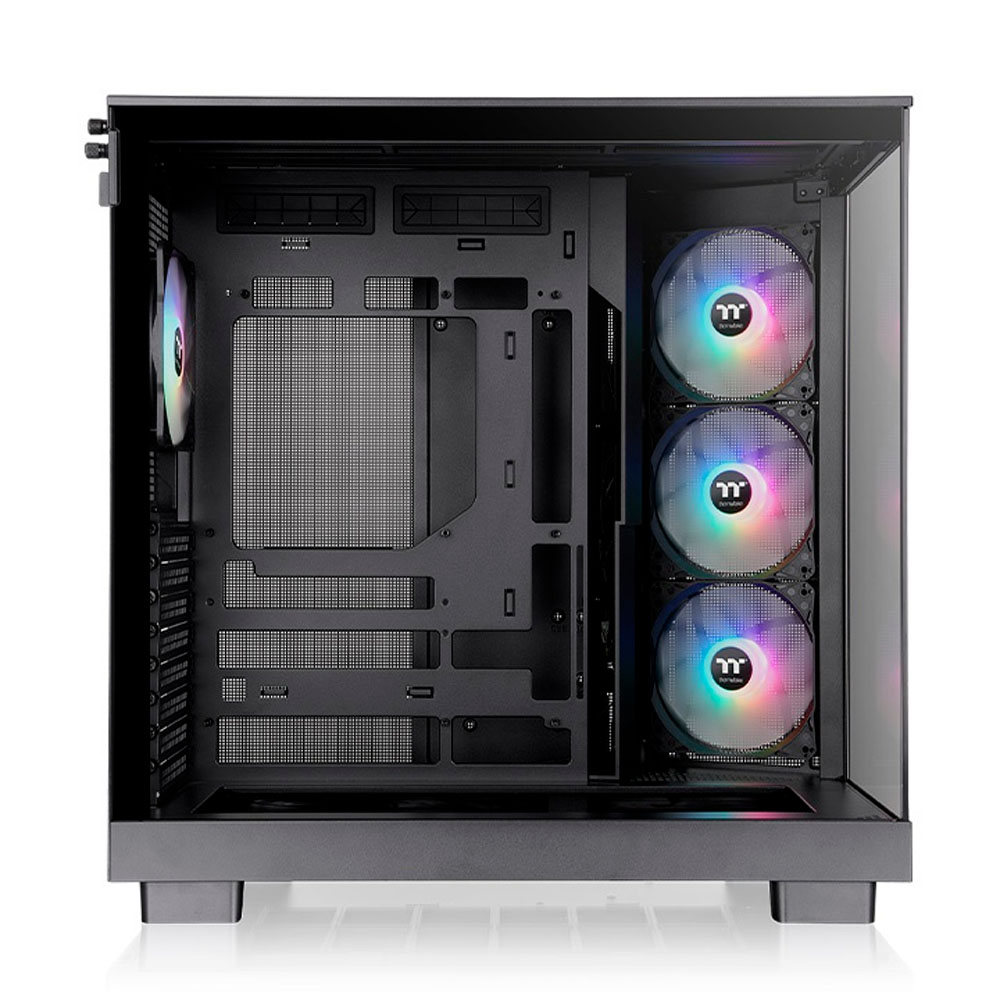 GABINETE TT VIEW 380 XL TG MID TOWER BLACK 2*TEMPGLASS/4*120MM ARGB CA-11E-00M1WN- 00