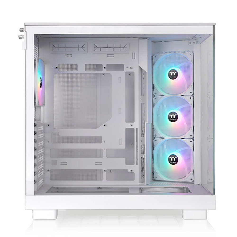 GABINETE TT VIEW 380 XL TG MID TOWER SNOW 2*TEMPGLASS/4*120MM ARGB CA-11E-00M6WN- 00
