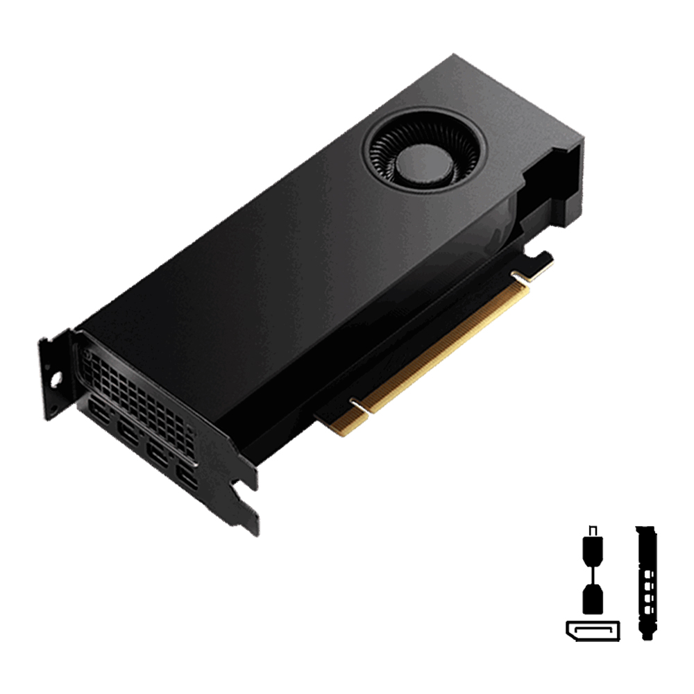Placa de video PNY Nvidia Quadro RTX 4000 SFF Ada Generation GDDR6 20GB 160BITS - VCNRTX4000ADALP-PB