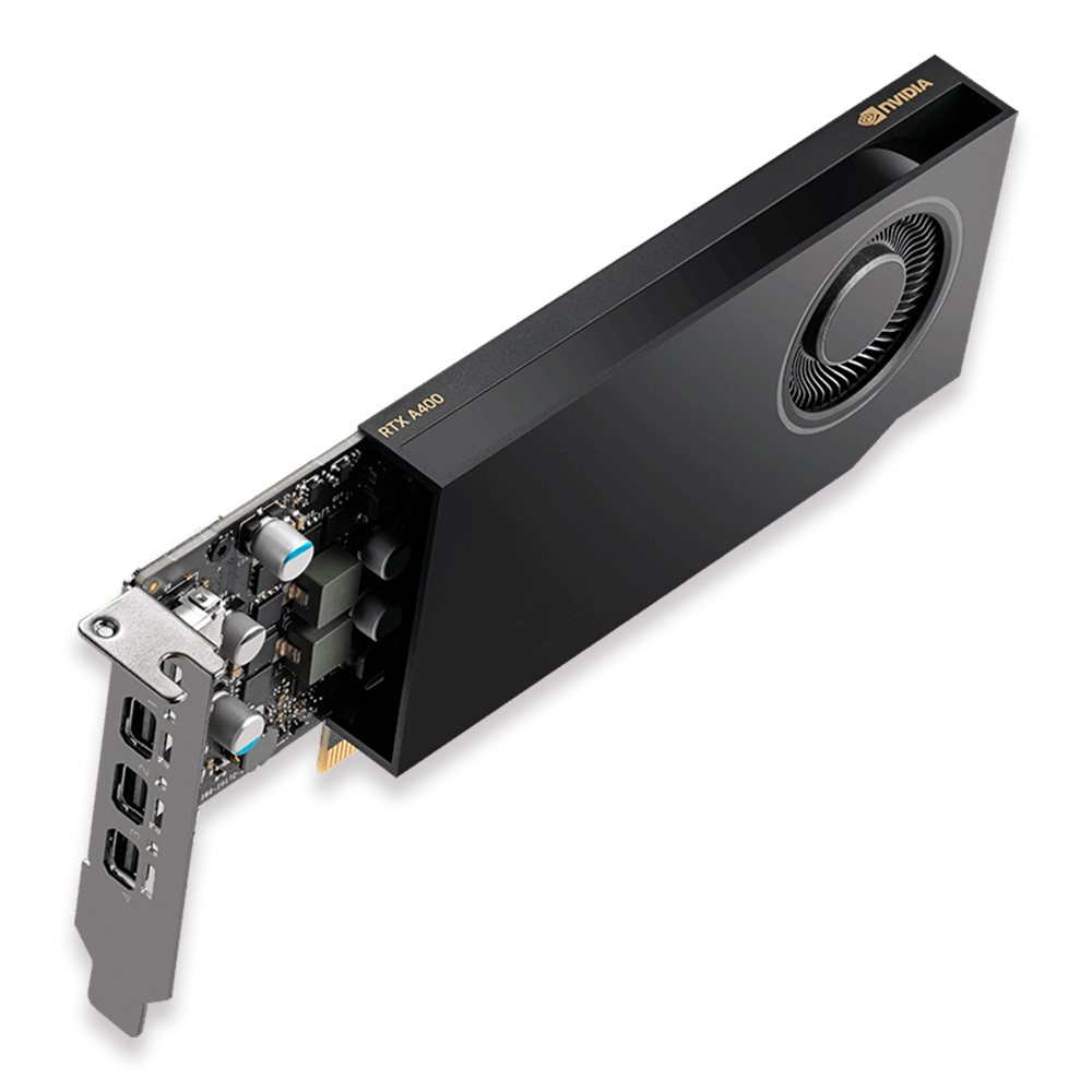 Placa de video PNY Nvidia Quadro RTX A400 GDDR6 4GB 64BITS - VCNRTXA400ATX-PB