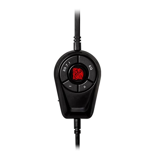 Headset Thermaltake TT eSports Cronos Riing RGB 7.1 - HT-CRA-DIECBK-20