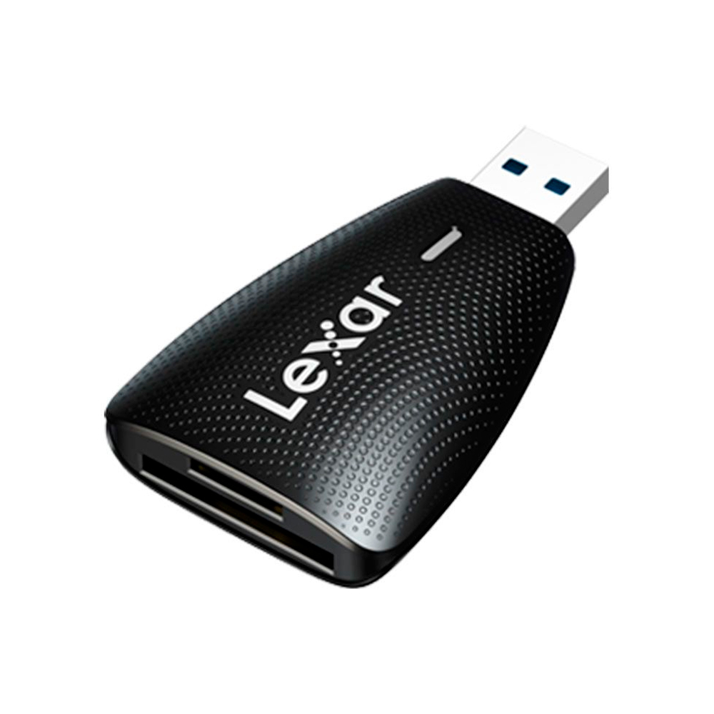 LEITOR DE CARTAO DE MEMORIA LEXAR 2 EM 1 SD E MICROSD USB 3.1 GEN 1LRW450UBNA - ATE 312 MB/s