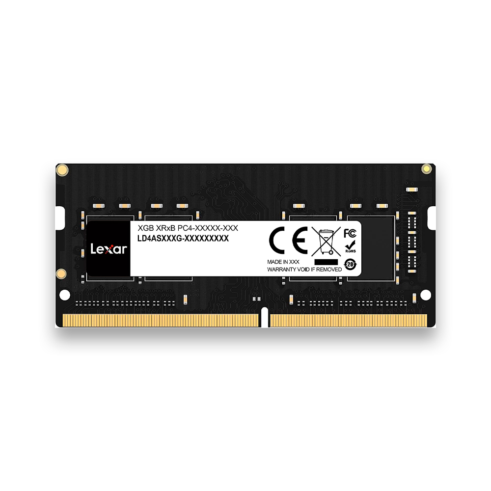 MEMORIA 16GB 3200 DDR4 SODIMM P/ NOTEBOOK LEXAR LD4AS016G-B3200GSST
