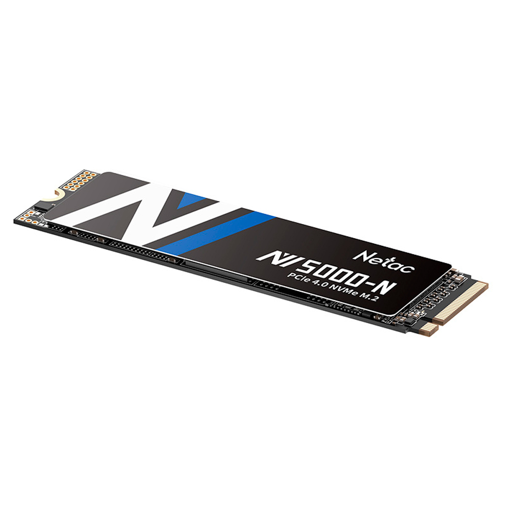 SSD 500GB NV5000-N PCIe 4 X4 M.2 2280 NVMe NETAC NT01NV5000N-500-E4X - ATE 4800/2700 MB/S