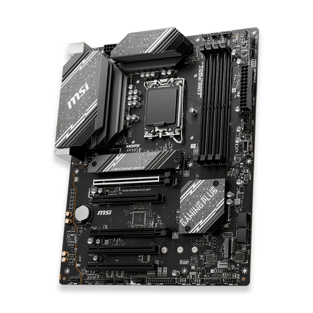 Placa Mae Msi B760 GAMING PLUS WIFI INTEL LGA 1700 - 911-7D98-019