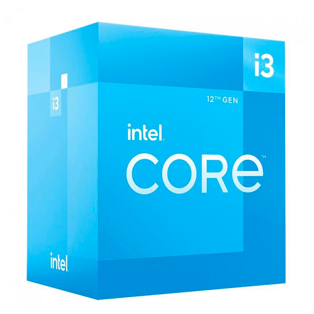 PROCESSADOR INTEL CORE I3-12100 3.30GHZ 12MB DDR4/5 FCLGA1700 BX8071512100-99ATJC