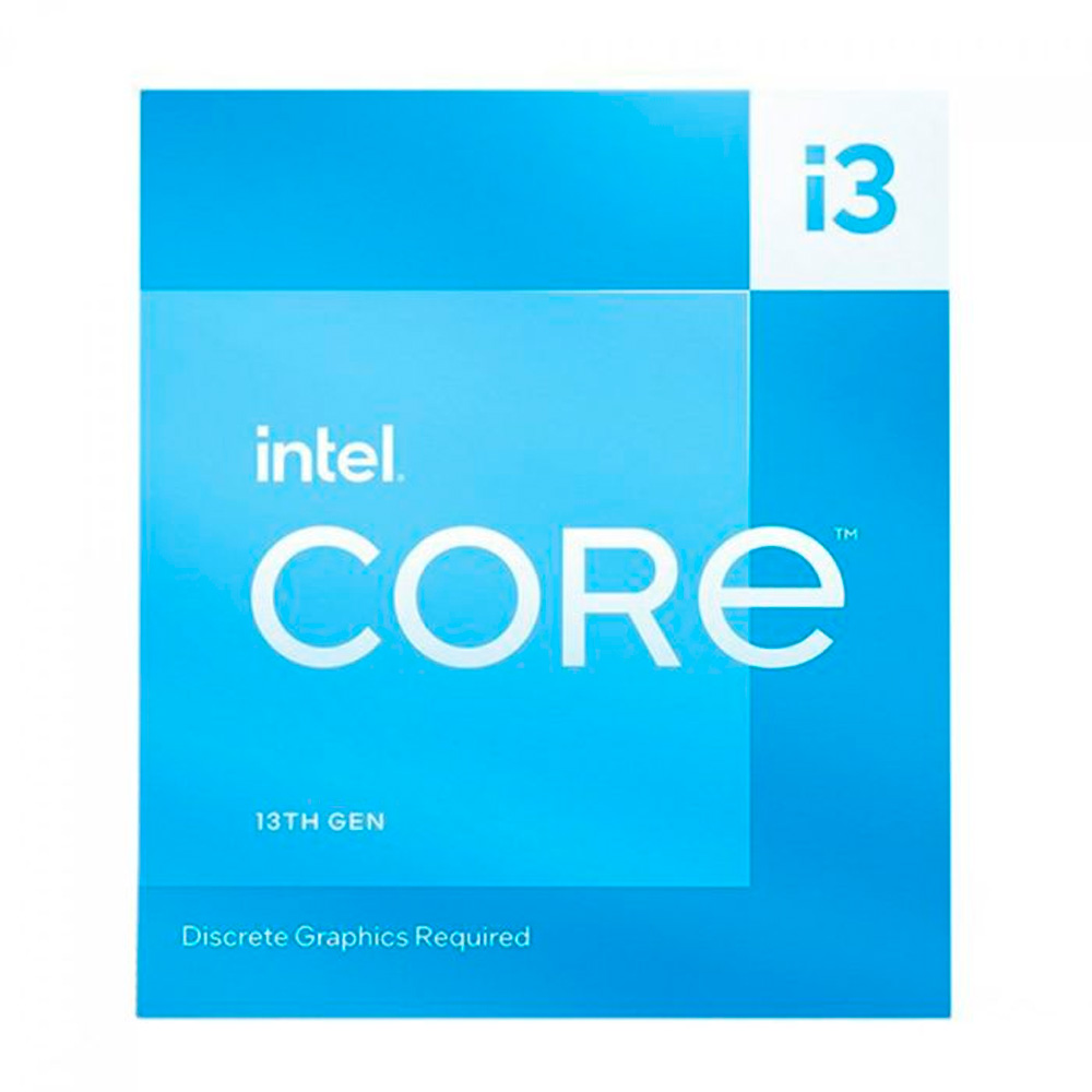 PROCESSADOR INTEL CORE I3-13100F 3.40GHZ 12MB DDR4/5 FCLGA1700 BX8071513100F-99C6TZ