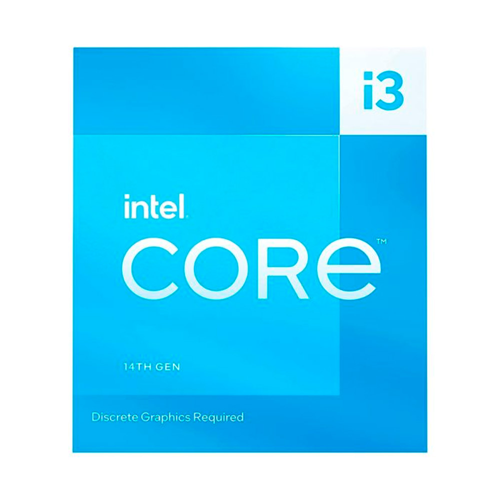 PROCESSADOR INTEL CORE I3-14100F 3.50GHZ 12MB DDR4/5 LGA1700 BX8071514100F-99CG5J