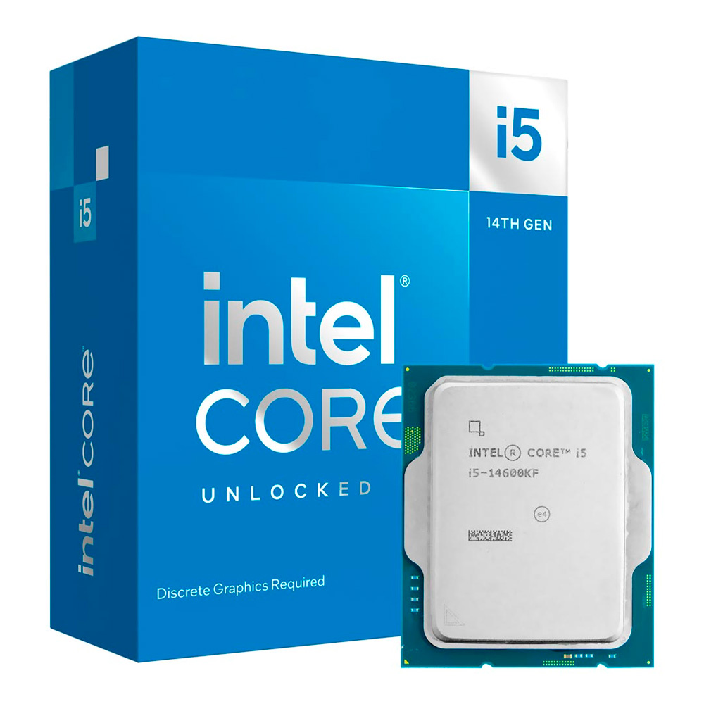 PROCESSADOR INTEL CORE I5-14600KF 3.50GHZ 24MB DDR4/5 FCLGA1700 BX8071514600KF-99CFXZ