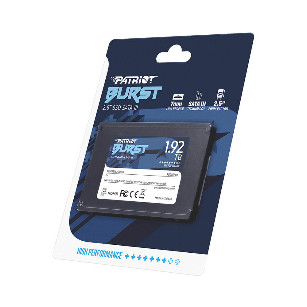 SSD Patriot Burst Elite 1.92TB 2.5'' Sata III 450/320MB/s - PBE192TS25SSDR