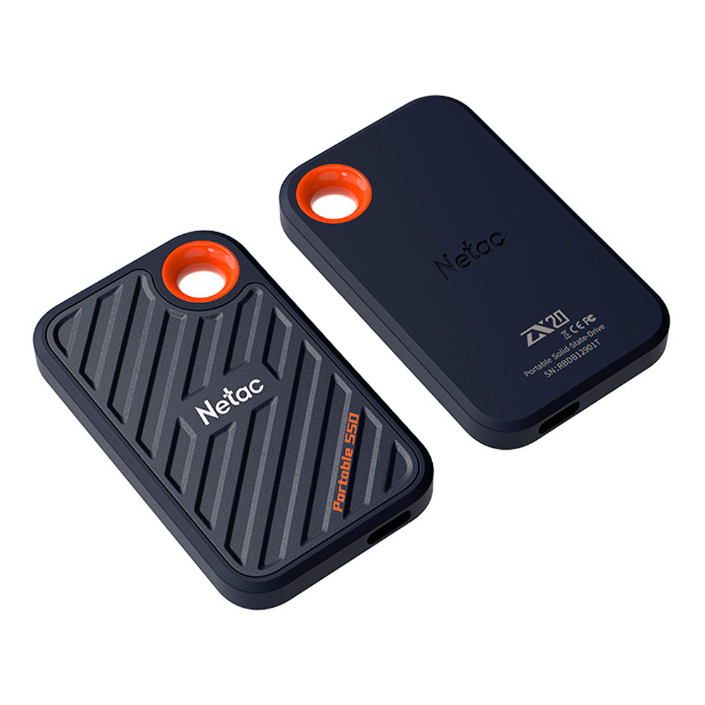 SSD Externo Netac ZX20 USB 3.2 Gen 2 2000/1800MB/s - NT01ZX20-001T-32BL