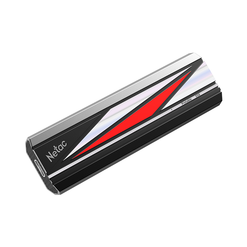 SSD Externo Netac ZX20L 1TB Gen2 USB 3.2 2000/1800MB/s - NT01ZX20L-001T-32BK