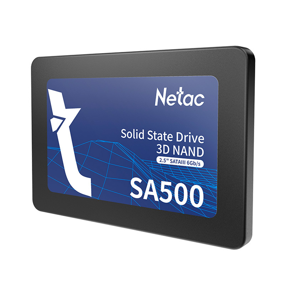 SSD 240GB 2,5" SATA III 3D NAND SA500 NETAC NT01SA500-240-S3X - ATE 520/450 MB/S