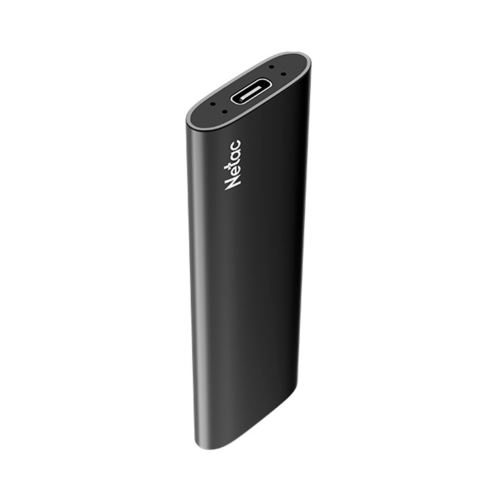 SSD 2TB EXT. PRETO TYPE-C USB 3.2 GEN2 Z SLIM NETAC NT01ZSLIM-002T-32BK - ATE 550/480 MB/S