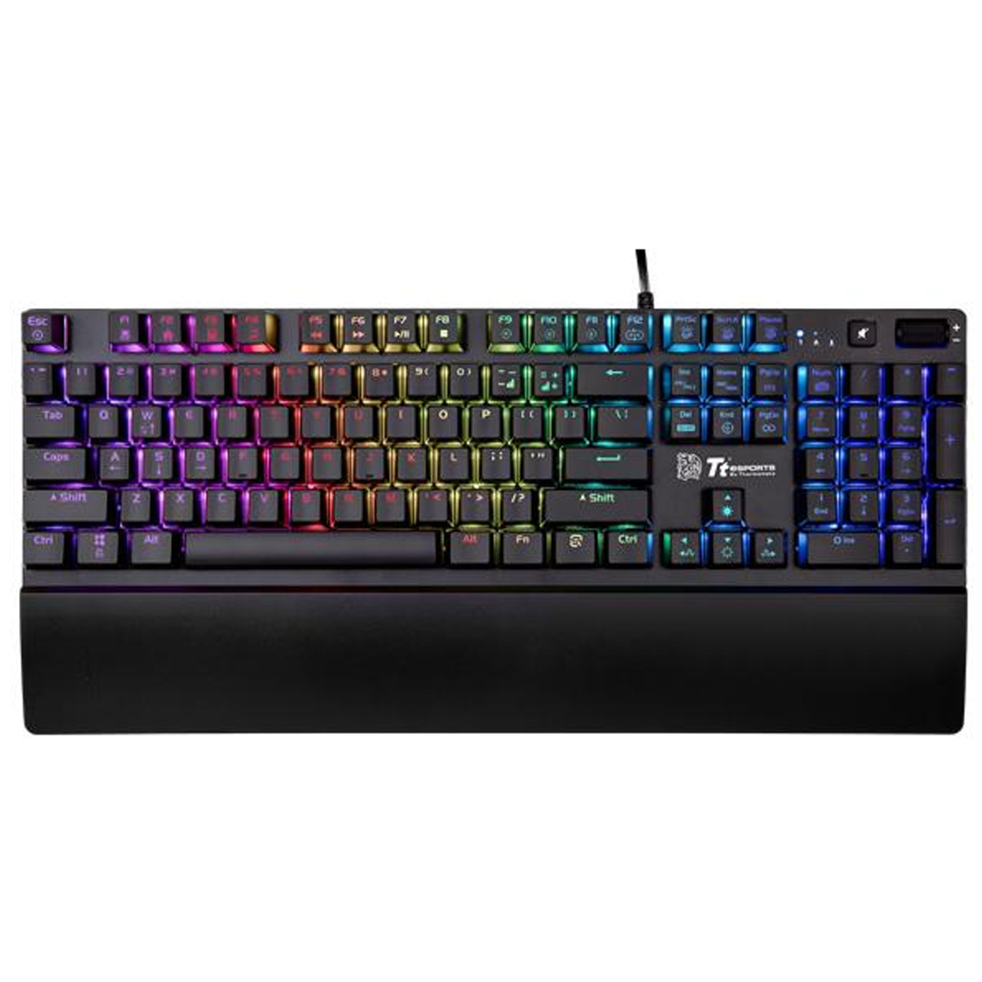 Teclado Thermaltake Challenger Edge PRO RGB PLUNGER - KB-CPR-PLBRPB-01